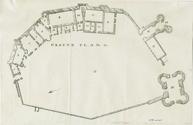 Castelo Dudley: litografia, nd [c 1825] (imprimir)
