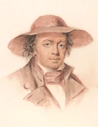Homem de Chapéu Brilhante