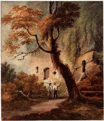Eremitério de Warkworth (bodycolour)
