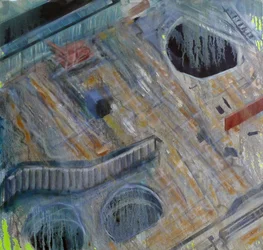 Metastrutura V, 2015 (óleo sobre tela)