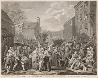 March to Finchley no ano de 1746 (depois de Hogarth)