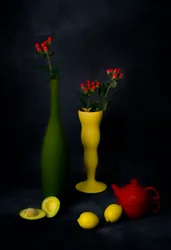 Colorida natureza-morta de cozinha