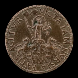 Neptuno em um Sea-Car [reverso].