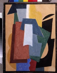 Ete. Peinture de Lyubov (Lioubov) Sergeyevna Popova (1889-1924), huile sur toile