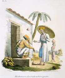 Brahmins: um escriba e um intérprete, 1827-35