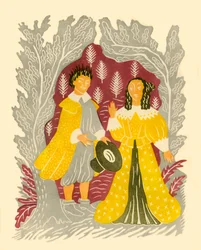 Homem e mulher, 1937, 1946.