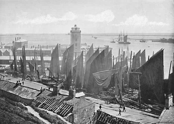 Pouca luz, North Shields, c1896