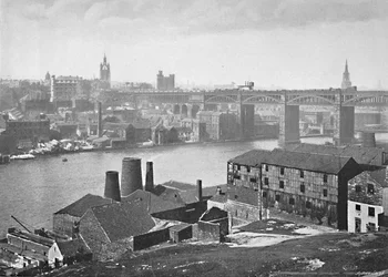 Newcastle-on-Tyne, dos bancos de coelho, c1896