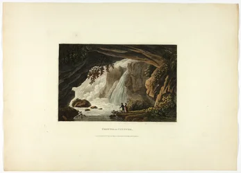 Gruta de Neptuno, placa vinte e três das Ruínas de Roma