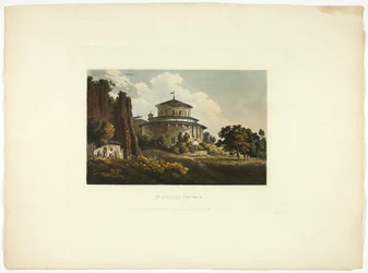 Igreja de Santa Inês, placa oito das Ruínas de Roma