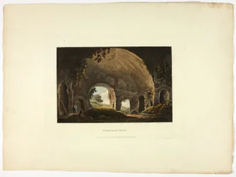 Templo de Vénus, placa trinta e oito das Ruínas de Roma