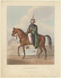 Retrato de Mahmud II 1785-1839, Sultão do Império Otomano, 1829
