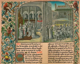 «A coroação de Henrique IV de Inglaterra», cerca de 1399, 1907