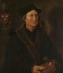 Retrato de Johannes Colmannus, Reitor do Convento de St. Agatha em Delft