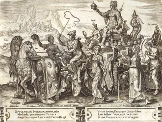 Riquezas, prato 2 de "A Vicissitude das Coisas Humanas", 1564