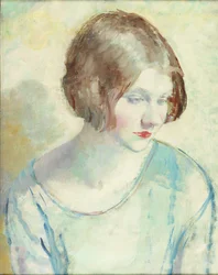 Helen (óleo e lápis sobre tela)