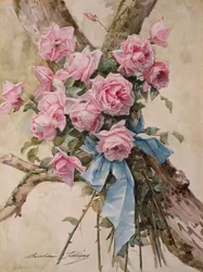 Rosas (aquarela sobre papel)