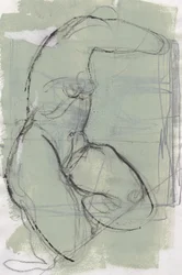 Sketchbook 13, 2024 (tinta de têmpera, carvão sobre papel)