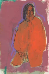Sketchbook 28, 2025 (têmpera, tinta, pastel sobre papel)