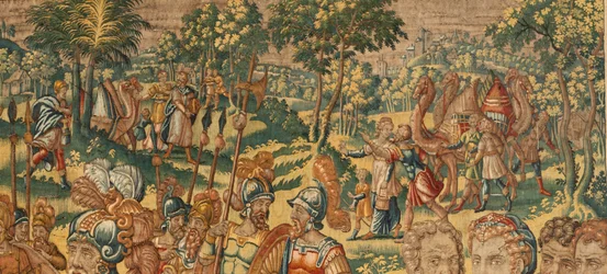 História de Gideon, juiz e guerreiro dos hebreus, finais do século XVI (tapeçaria)