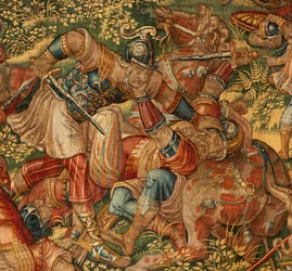 História de Gideon, finais do século XVI (seda e lã)