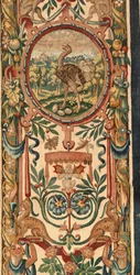 História de Gideon, finais do século XVI (seda e lã)