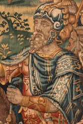 História de Gideon, finais do século XVI (seda e lã)