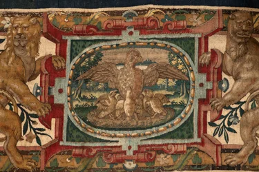 História de Gideon, finais do século XVI (seda e lã)