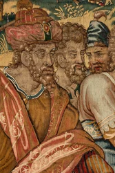 História de Gideon, finais do século XVI (seda e lã)