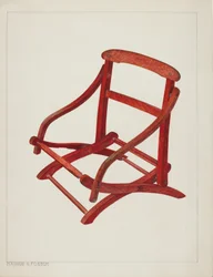Cadeira Dobrável para Crianças, c. 1938.