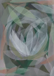 Flores de lótus abstratas