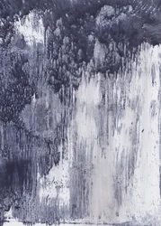 Abstrato Fluido em Índigo
