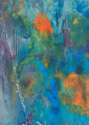 Um fluxo de cores vibrantes