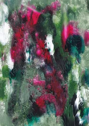 Abstrato floral vibrante