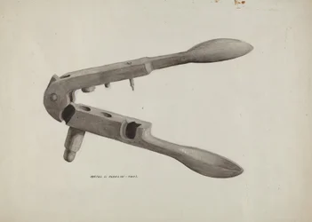Molde de bala, c. 1937.