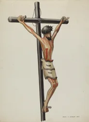 Bulto, Crucifixo, c. 1937.
