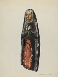 Bulto Virgin, c. 1939.