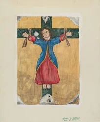 Pintura de Santa Liberata, c. 1939.