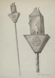 Lanterna Processional Penitente, c. 1937.