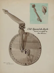 Spanish Lock, c. 1937.