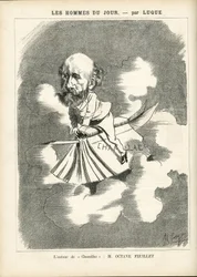 Ilustração de Manuel Luque (1854-1919) em La Caricature (1880)