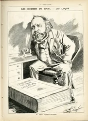 Ilustração de Manuel Luque (1854-1919) em La Caricature (1880)