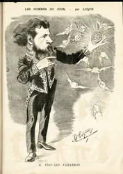 Ilustração de Manuel Luque (1854-1919) em La Caricature (1880)