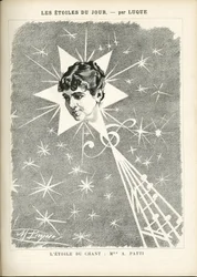 Ilustração de Manuel Luque (1854-1919) em La Caricature (1880)