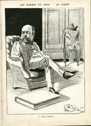 Ilustração de Manuel Luque (1854-1919) em La Caricature (1880)