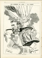 Ilustração de Manuel Luque (1854-1919) em La Caricature (1880)