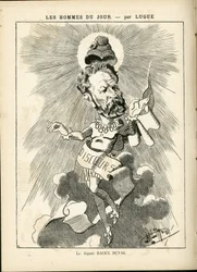 Ilustração de Manuel Luque (1854-1919) em La Caricature (1880)
