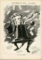 Ilustração de Manuel Luque (1854-1919) para a Capa de La Caricature (1880)