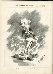 Ilustração de Manuel Luque (1854-1919) para a Capa de La Caricature (1880)