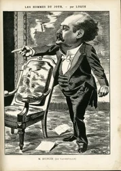 Ilustração de Manuel Luque (1854-1919) em La Caricature (1880)